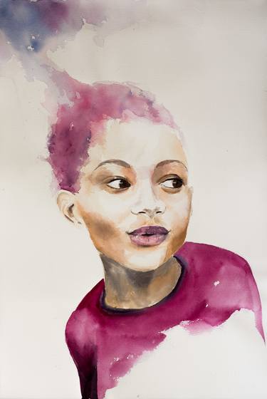 Print of Portraiture Portrait Paintings by Yuriy Kraft