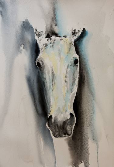 Print of Horse Paintings by Yuriy Kraft