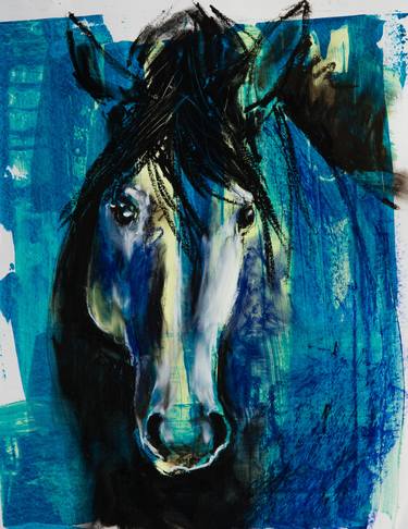 Print of Illustration Horse Paintings by Yuriy Kraft