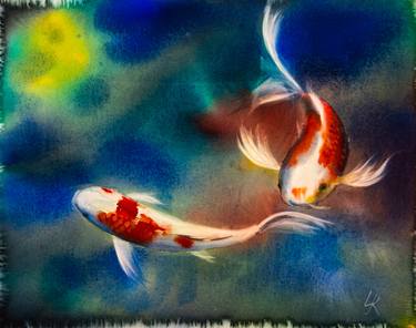 Print of Fish Paintings by Yuriy Kraft