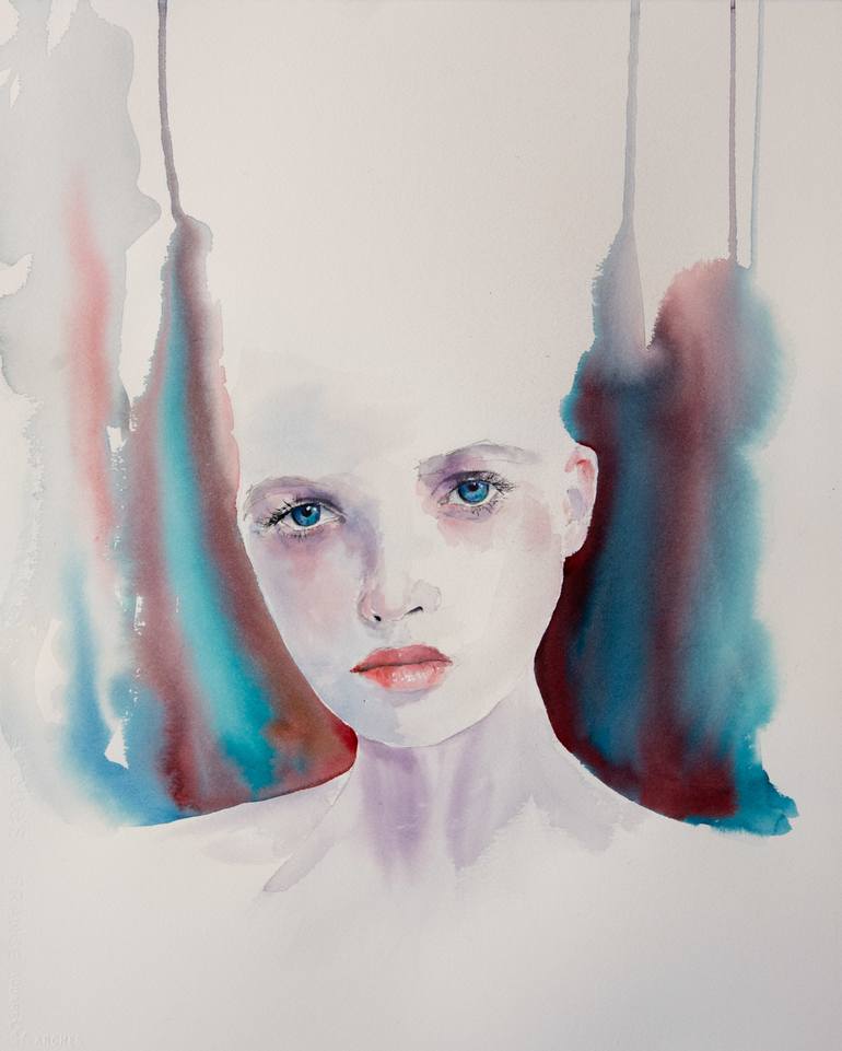 Diane Painting by Yuriy Kraft | Saatchi Art