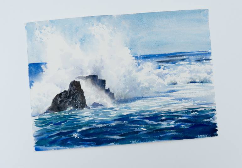 Original Seascape Painting by Yuriy Kraft
