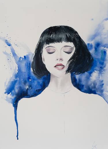 Original Portraiture Women Paintings by Yuriy Kraft