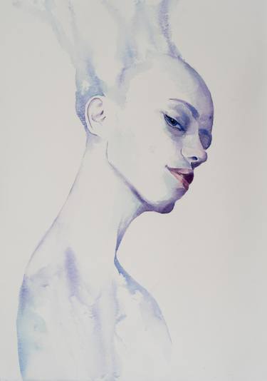 Print of Portraiture Women Paintings by Yuriy Kraft