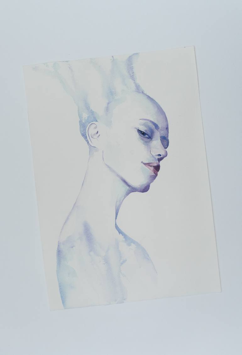 Original Portraiture Women Painting by Yuriy Kraft