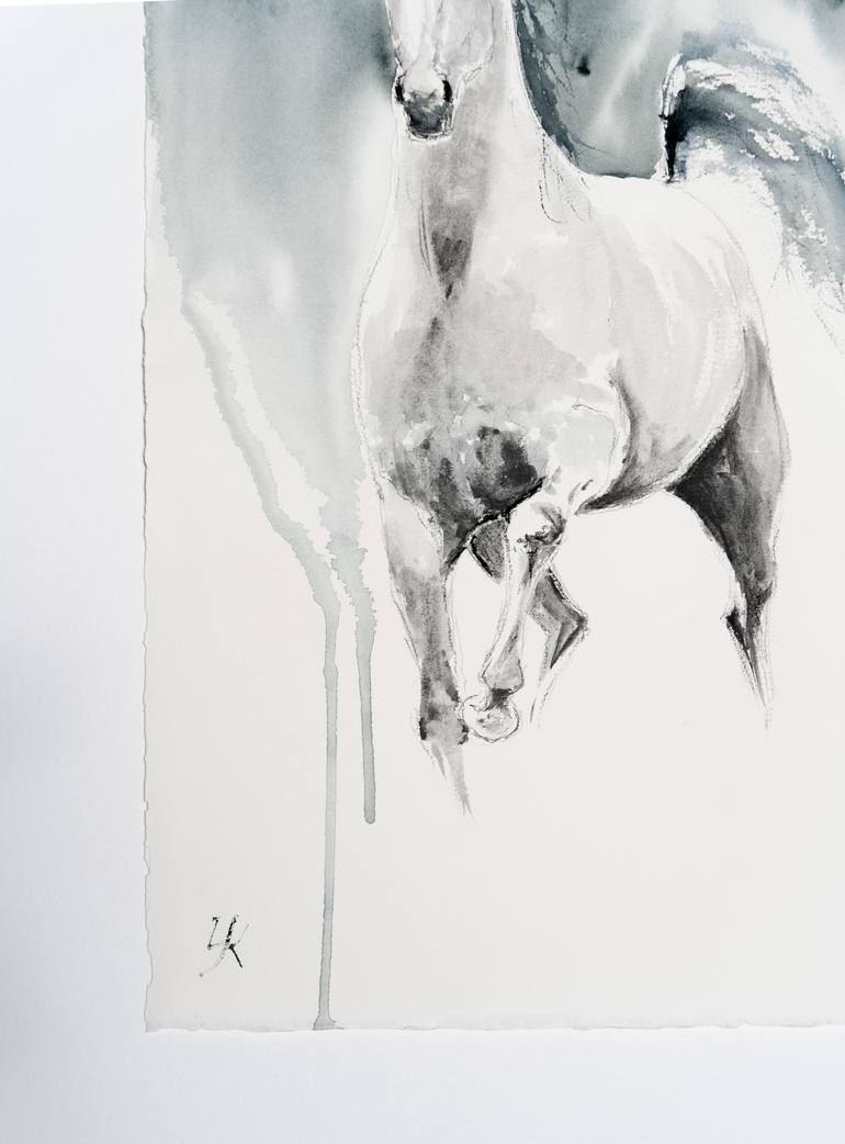 Original Horse Painting by Yuriy Kraft