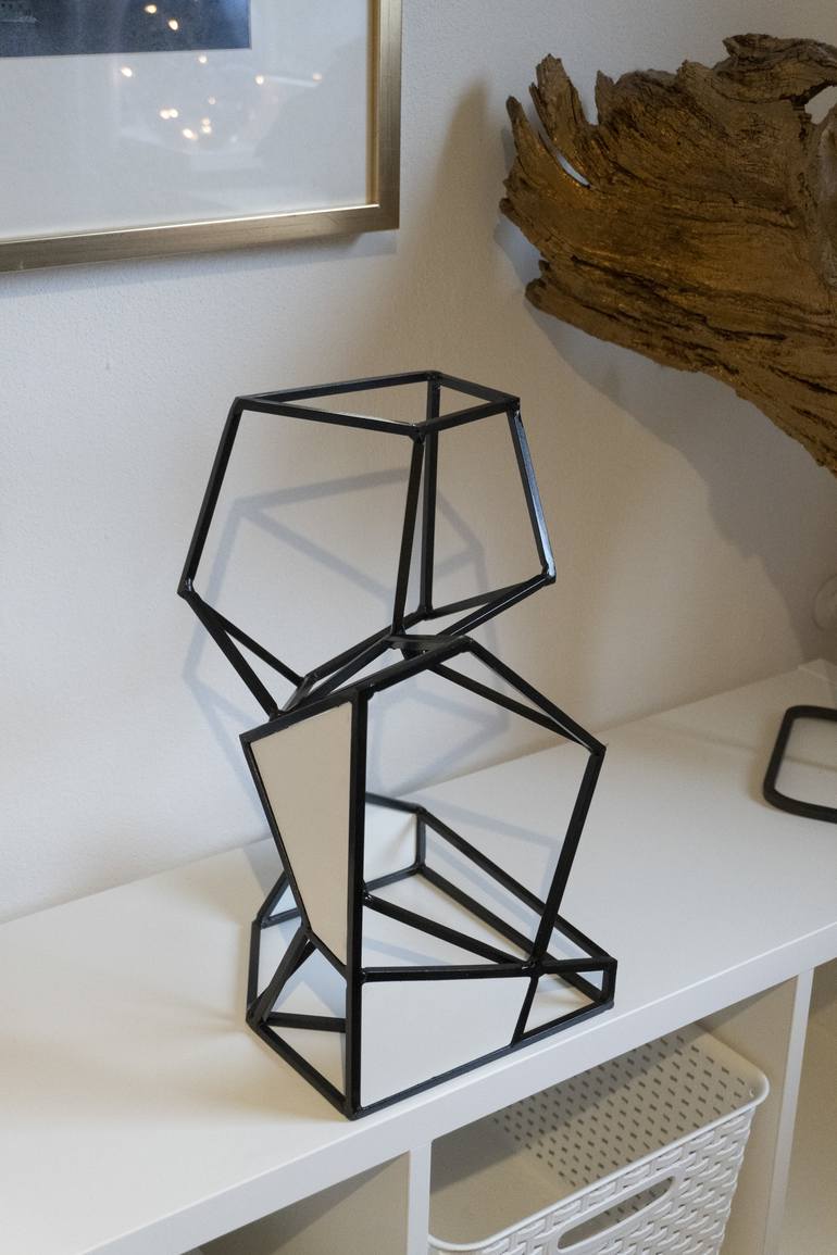 Original Abstract Geometric Sculpture by Yuriy Kraft