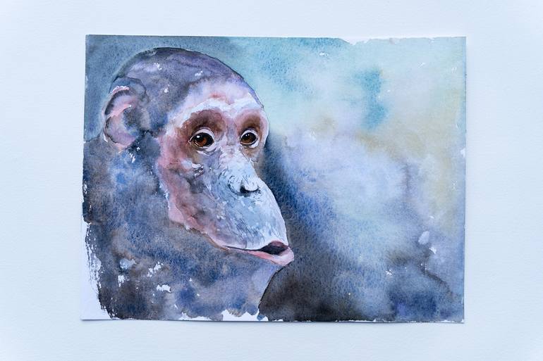 Original Fine Art Animal Painting by Yuriy Kraft