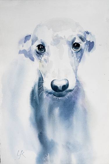 Print of Realism Dogs Paintings by Yuriy Kraft