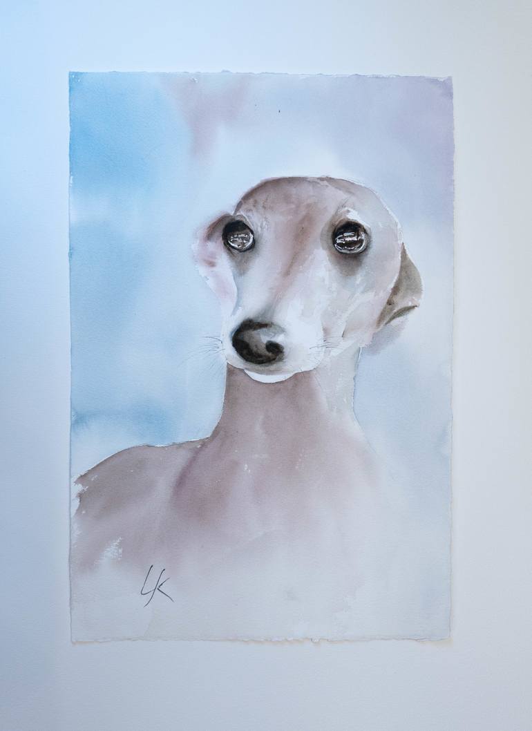 Original Dogs Painting by Yuriy Kraft