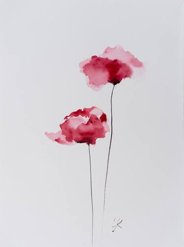 Original Impressionism Floral Paintings by Yuriy Kraft