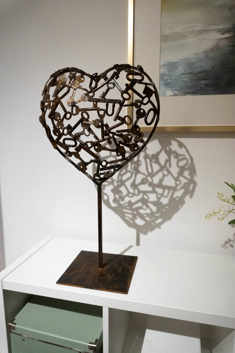 Original Love Sculpture by Yuriy Kraft