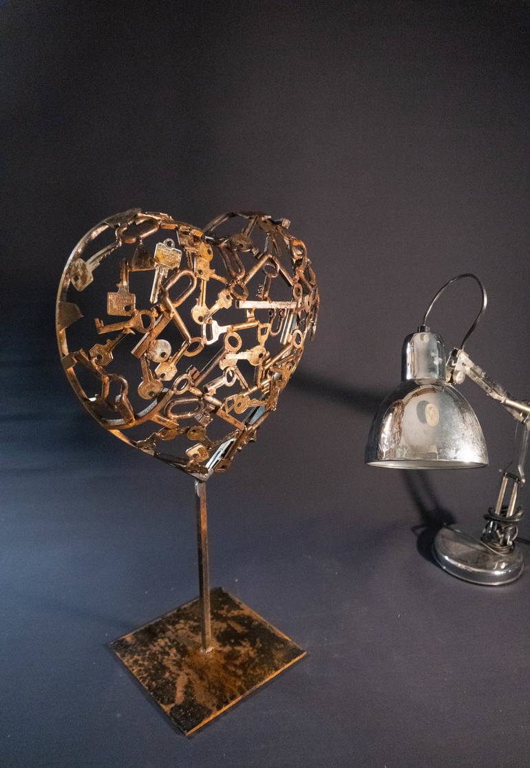 Original Love Sculpture by Yuriy Kraft