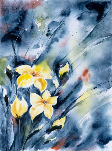 Print of Impressionism Floral Paintings by Yuriy Kraft