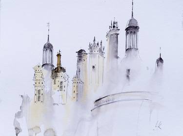 Print of Impressionism Architecture Paintings by Yuriy Kraft