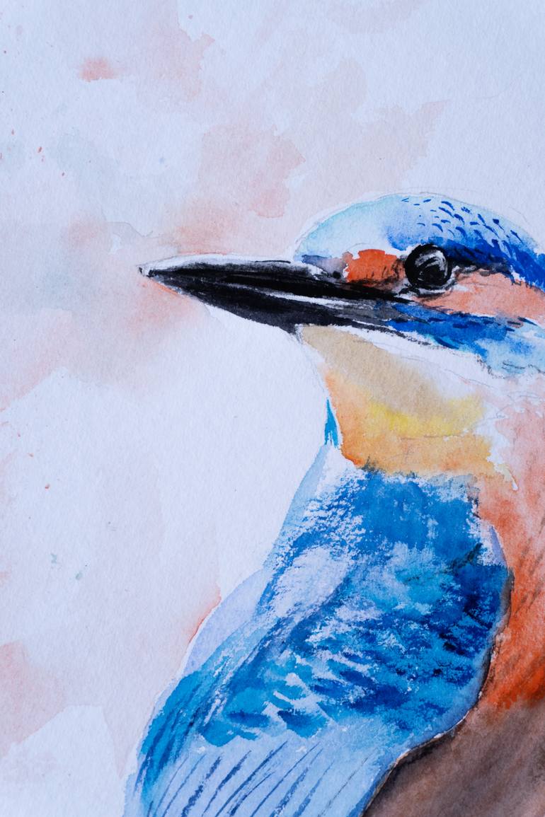 Original Impressionism Animal Painting by Yuriy Kraft