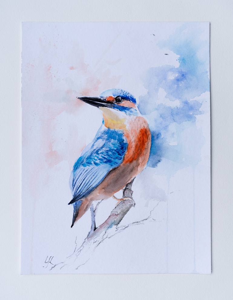 Original Impressionism Animal Painting by Yuriy Kraft