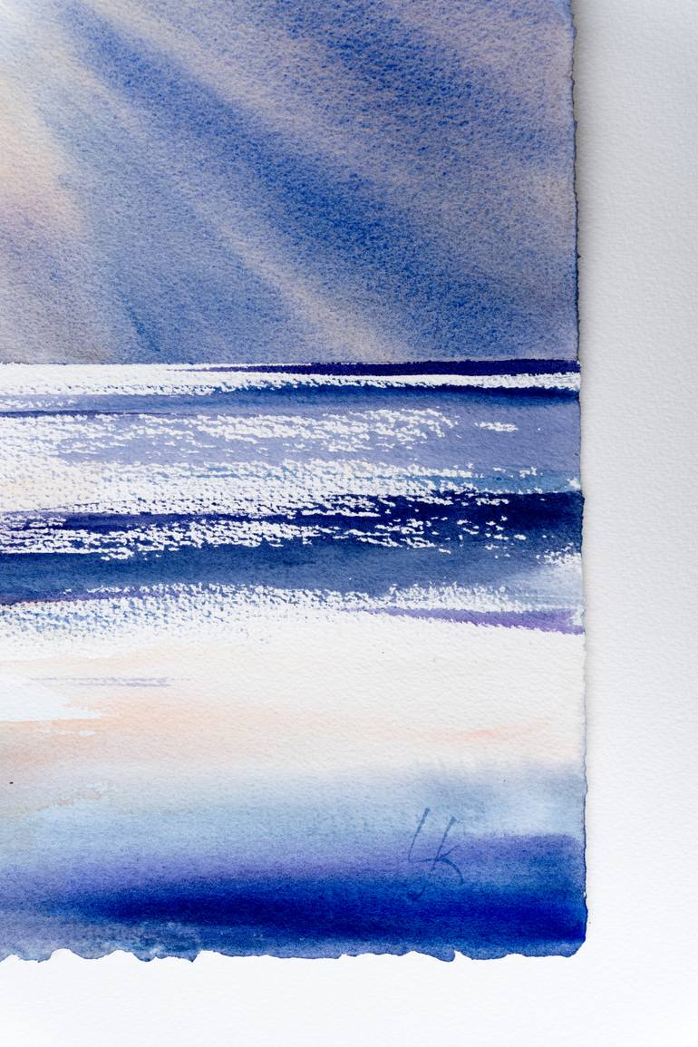 Original Impressionism Seascape Painting by Yuriy Kraft