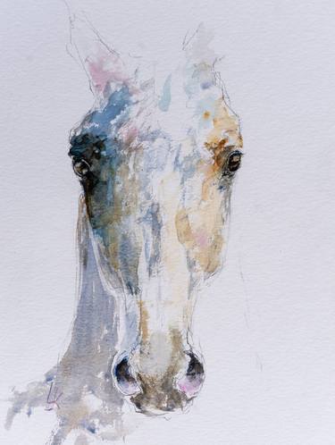 Print of Figurative Horse Paintings by Yuriy Kraft