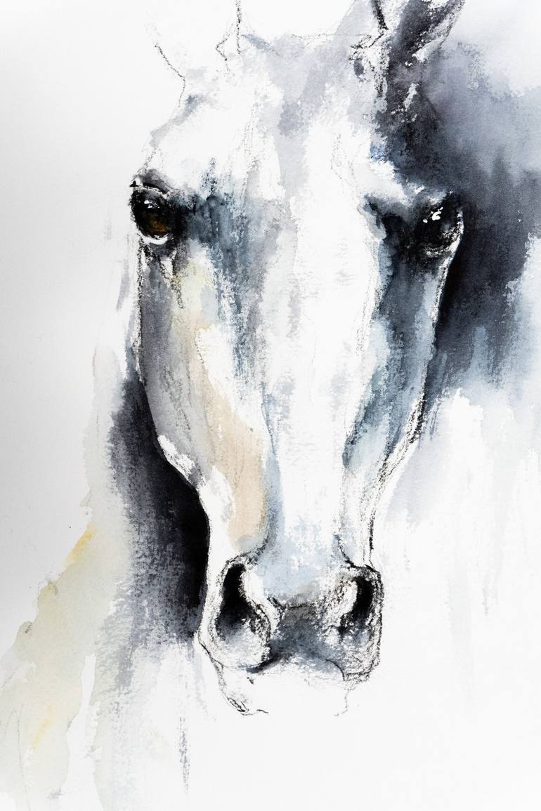 Original Horse Painting by Yuriy Kraft
