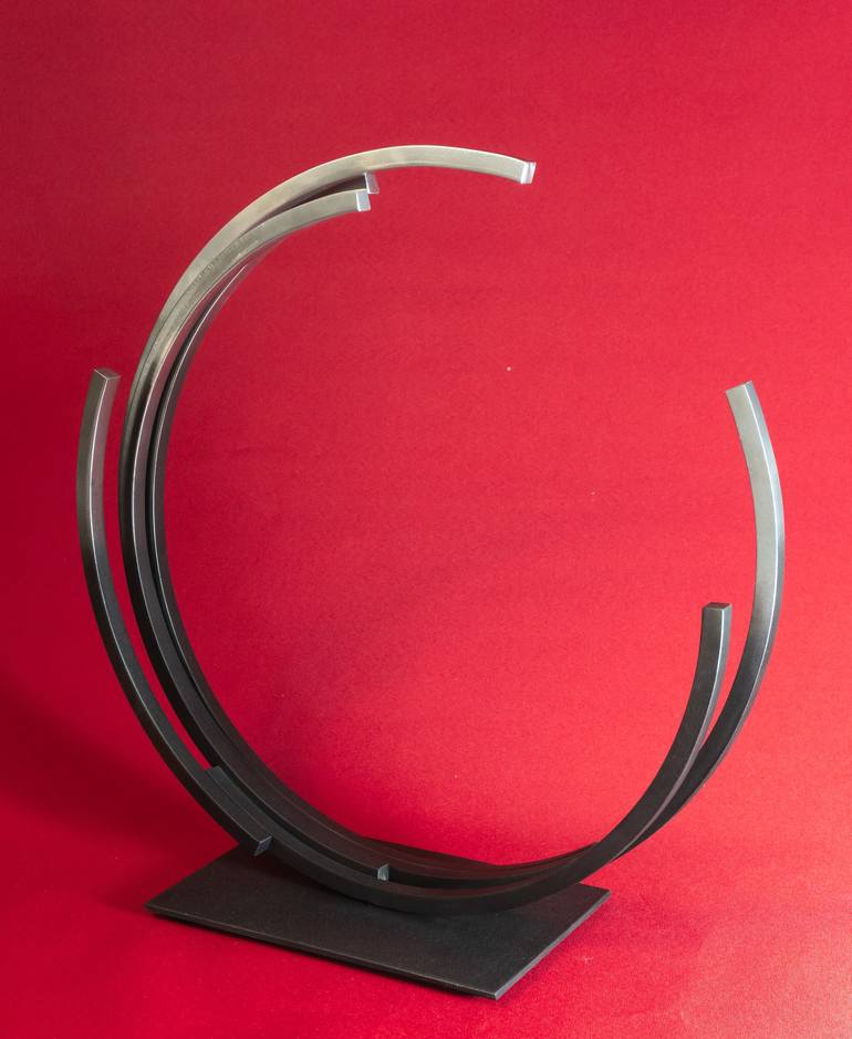 Original Art Deco Abstract Sculpture by Yuriy Kraft