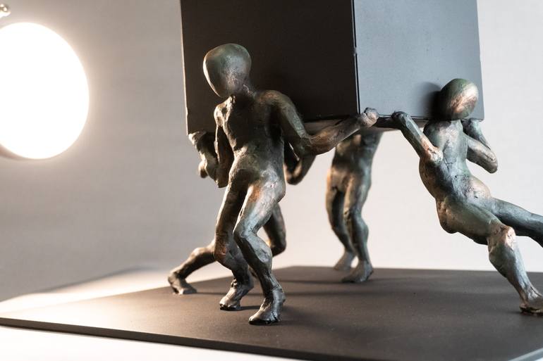 Original People Sculpture by Yuriy Kraft