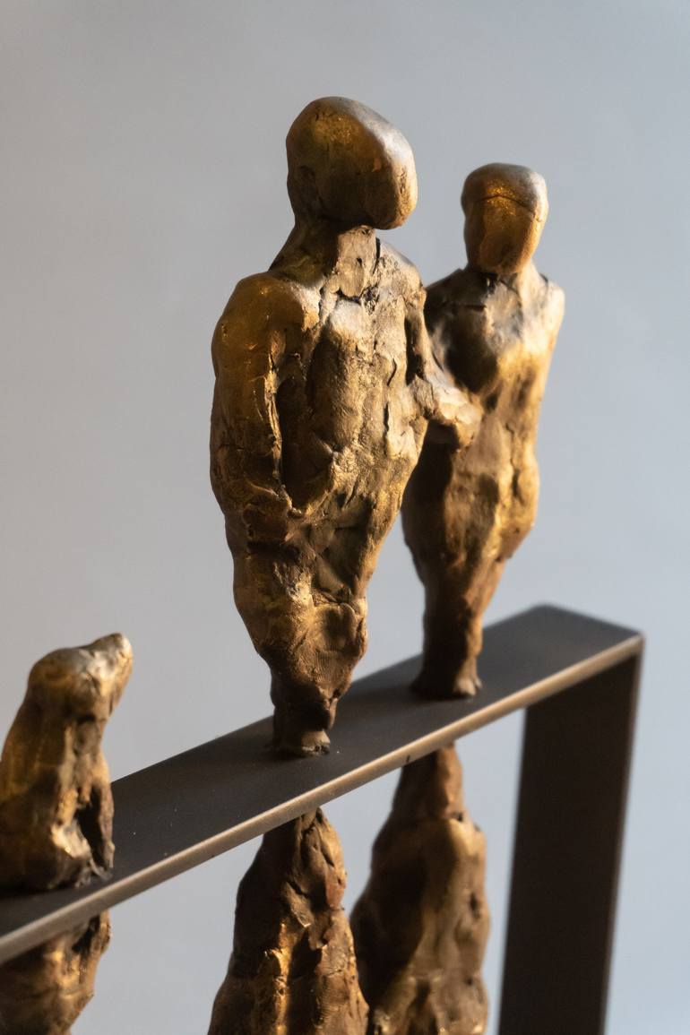 Original People Sculpture by Yuriy Kraft