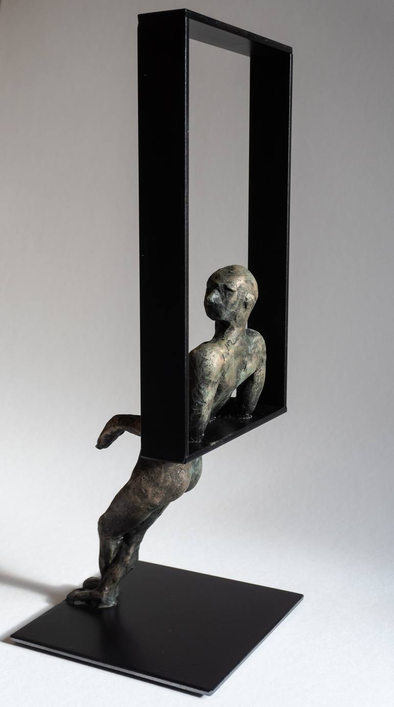 Original Men Sculpture by Yuriy Kraft