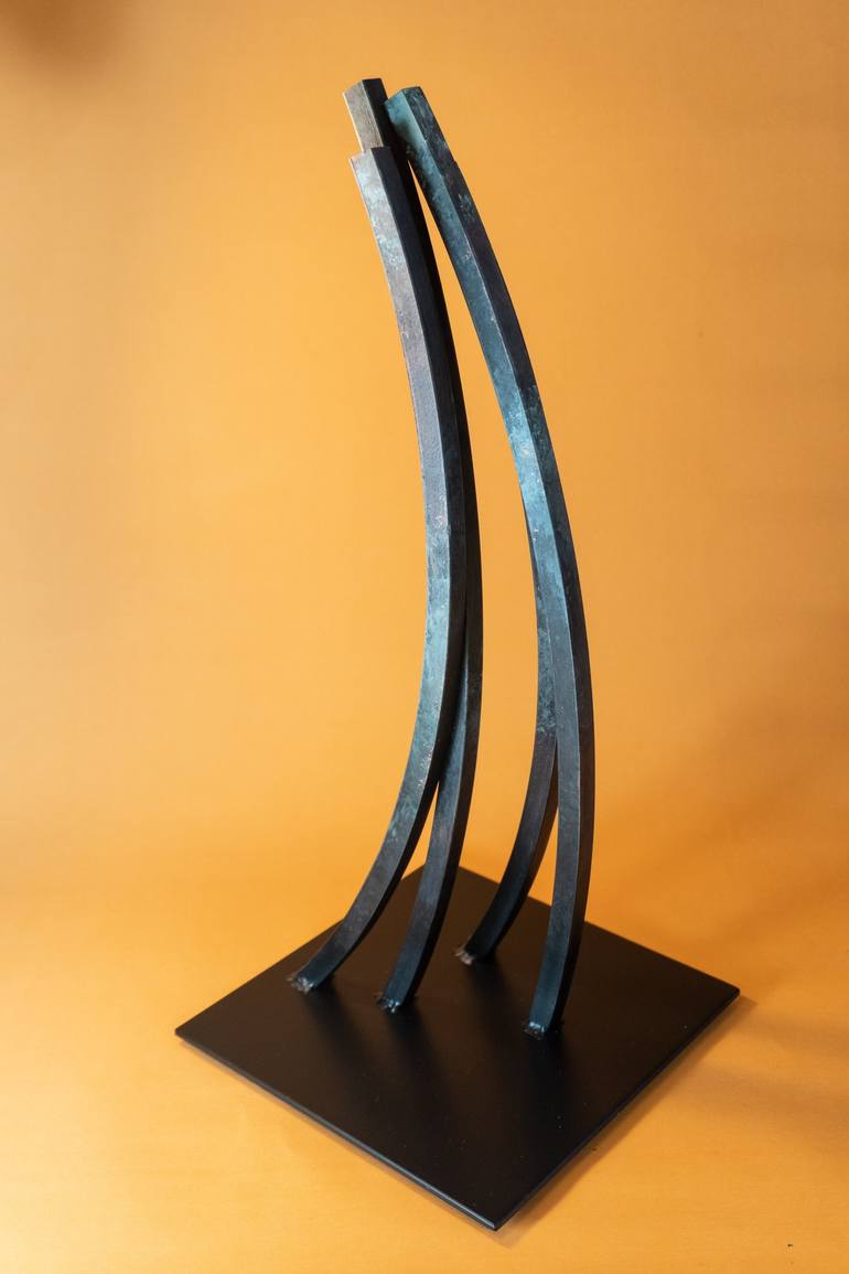 Original Abstract Expressionism Abstract Sculpture by Yuriy Kraft