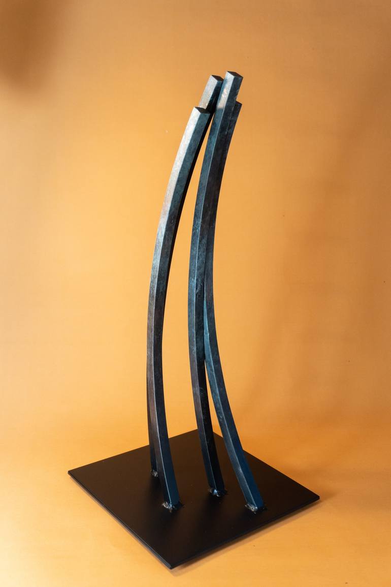 Original Abstract Expressionism Abstract Sculpture by Yuriy Kraft
