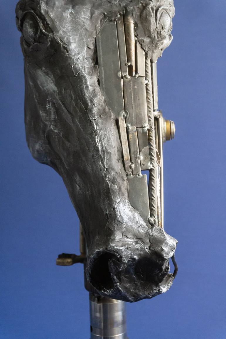 Original Figurative Horse Sculpture by Yuriy Kraft