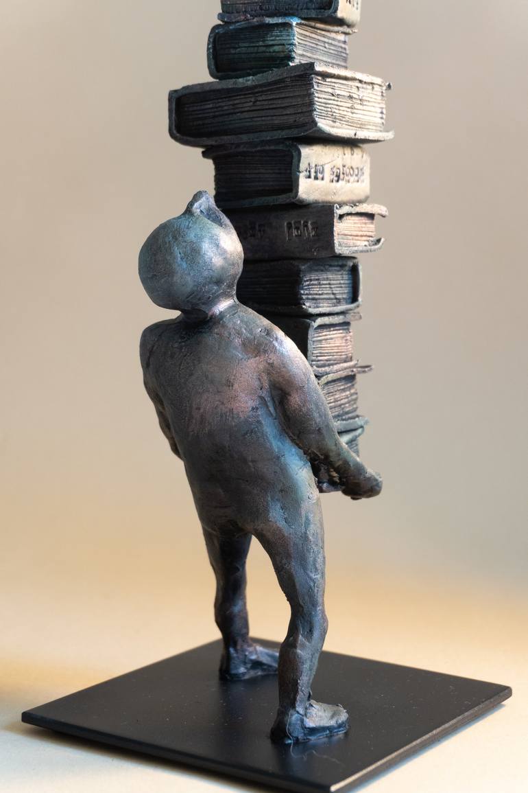 Original Figurative Men Sculpture by Yuriy Kraft