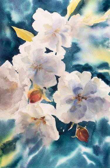 Original Impressionism Floral Paintings by Yuriy Kraft