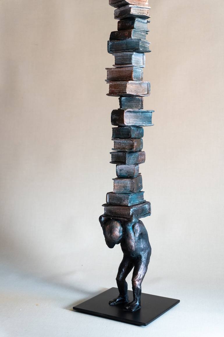 Original Figurative Men Sculpture by Yuriy Kraft