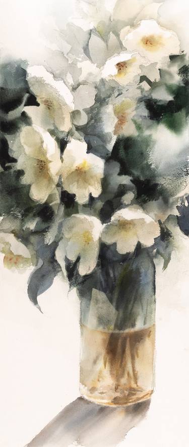 Original Impressionism Floral Paintings by Yuriy Kraft