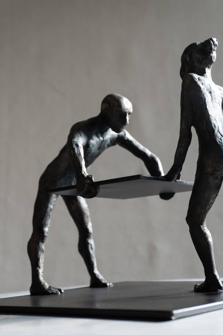 Original People Sculpture by Yuriy Kraft