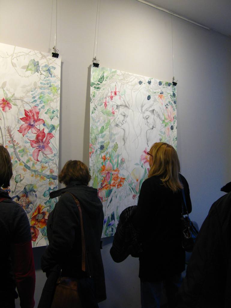 Original Figurative Floral Painting by Anita Salemink