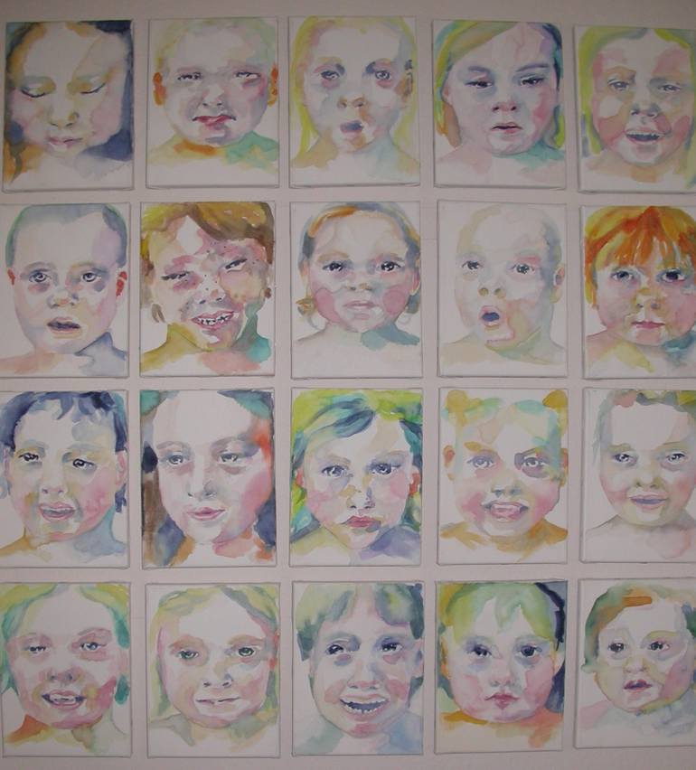 Original Children Painting by Anita Salemink