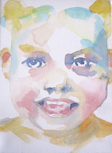 Print of Figurative Children Paintings by Anita Salemink