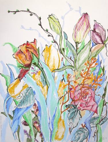 Original Botanic Drawings by Anita Salemink