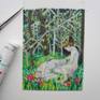 The actual painting is 7.8 cm high and 5,8 cm wide