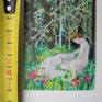 The actual painting is 7.8 cm high and 5,8 cm wide