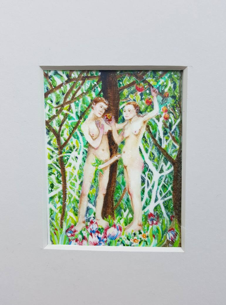 Original Figurative Erotic Painting by Anita Salemink