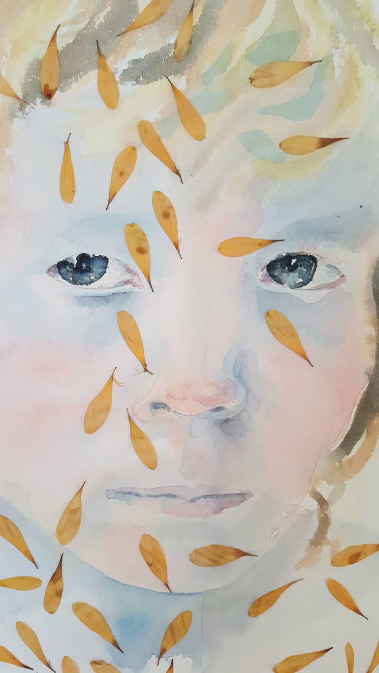 Original Portrait Painting by Anita Salemink