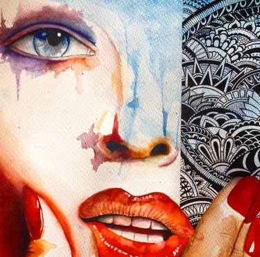 Original Figurative Fashion Paintings by Karina Kobeh