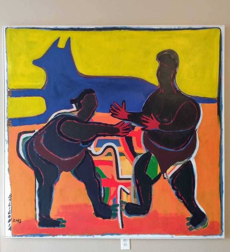 Original Abstract Expressionism Pop Culture/Celebrity Painting by Nelson Babilonia