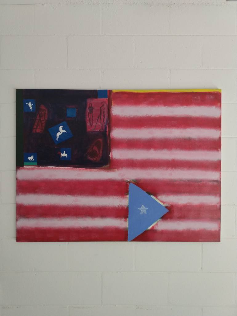 Original Abstract Expressionism Pop Culture/Celebrity Painting by Nelson Babilonia