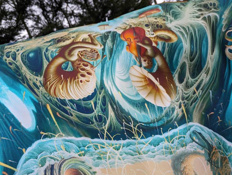 Original Conceptual Fantasy Mixed Media by Natalia Kolpakova