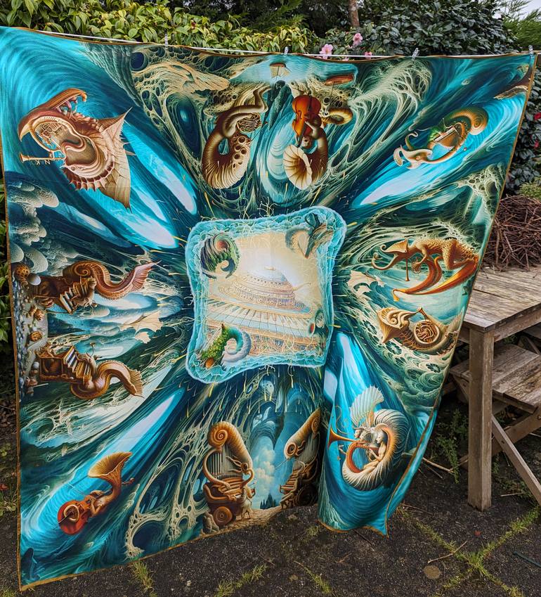 Original Conceptual Fantasy Mixed Media by Natalia Kolpakova