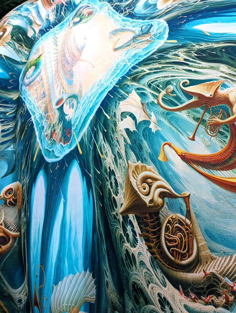 Original Conceptual Fantasy Mixed Media by Natalia Kolpakova